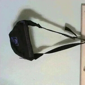 Original spare parts vintage fanny pack, black and purple